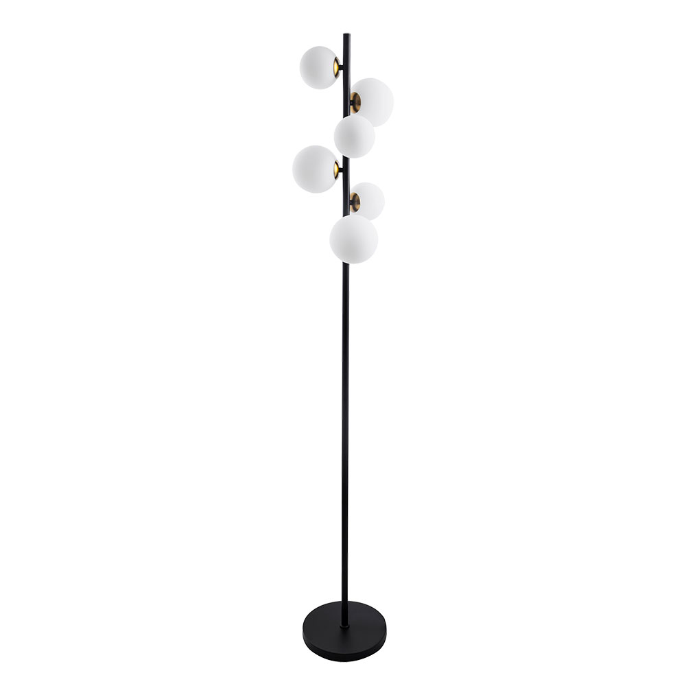 Торшер Arte Lamp GEMINI A2243PN-6BK в строительном магазине