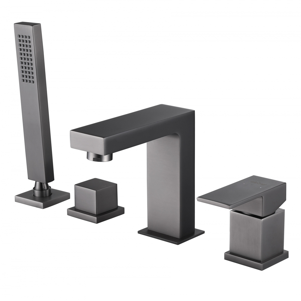 Смеситель ABBER Daheim AF8213NG на борт ванны, никель в строительном магазине