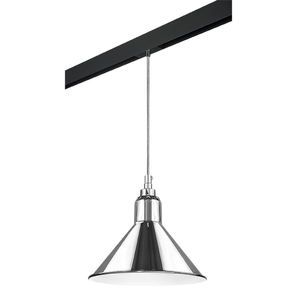 PRO765024 Светильник д/1-фазн трека LOFT 1х40W E14 ХРОМ/ЧЕРНЫЙ (765024+595007) в строительном магазине