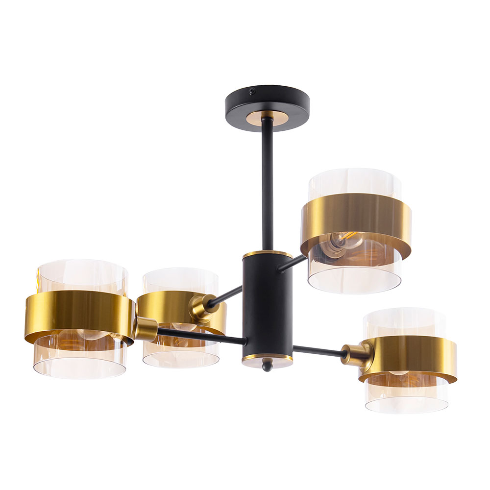 Люстра на штанге Arte Lamp CARLO A8205SP-4BK в строительном магазине