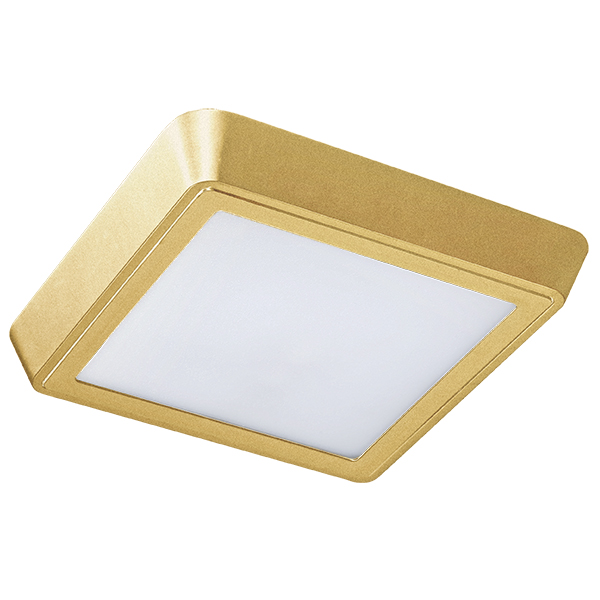 216832 Светильник URBANO SQ LED 20W 1480LM 115G ЗОЛОТО 3000K IP65 в строительном магазине