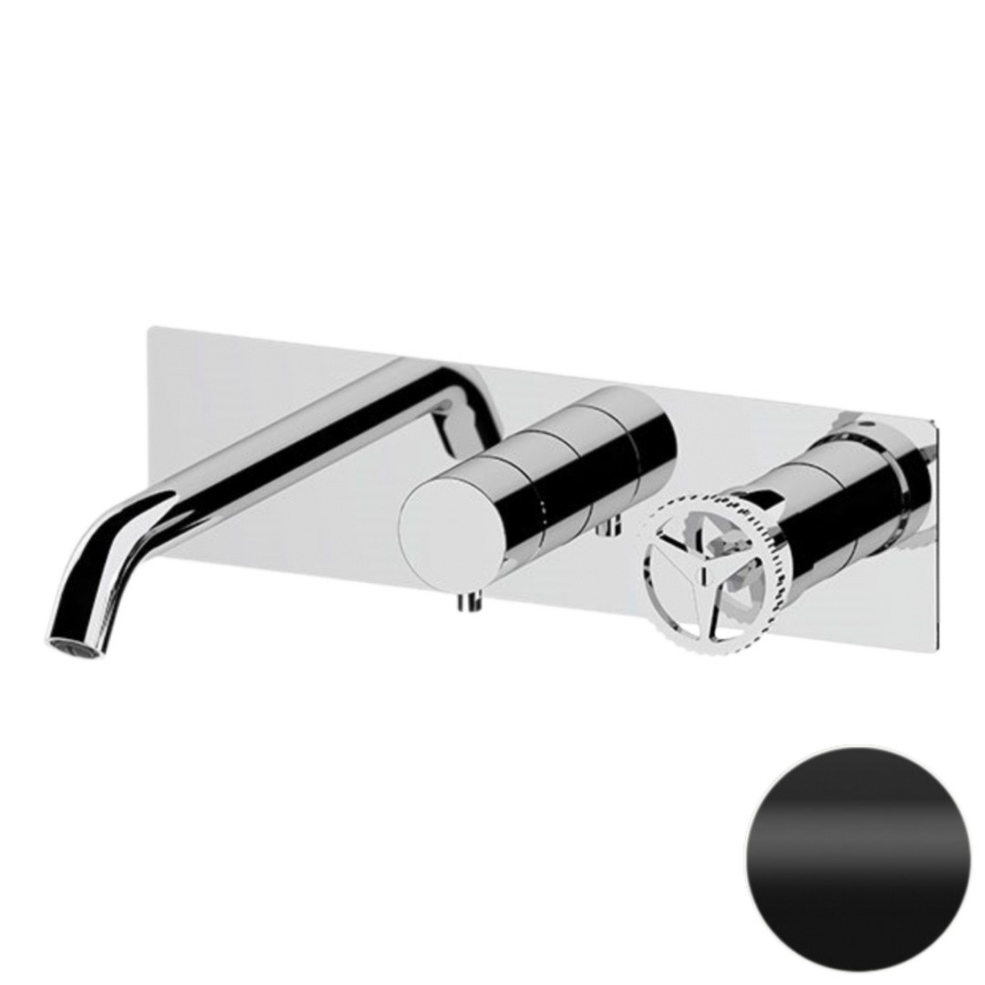 Смеситель для ванны Remer Chrono CH54D2NO, черный матовый в строительном магазине