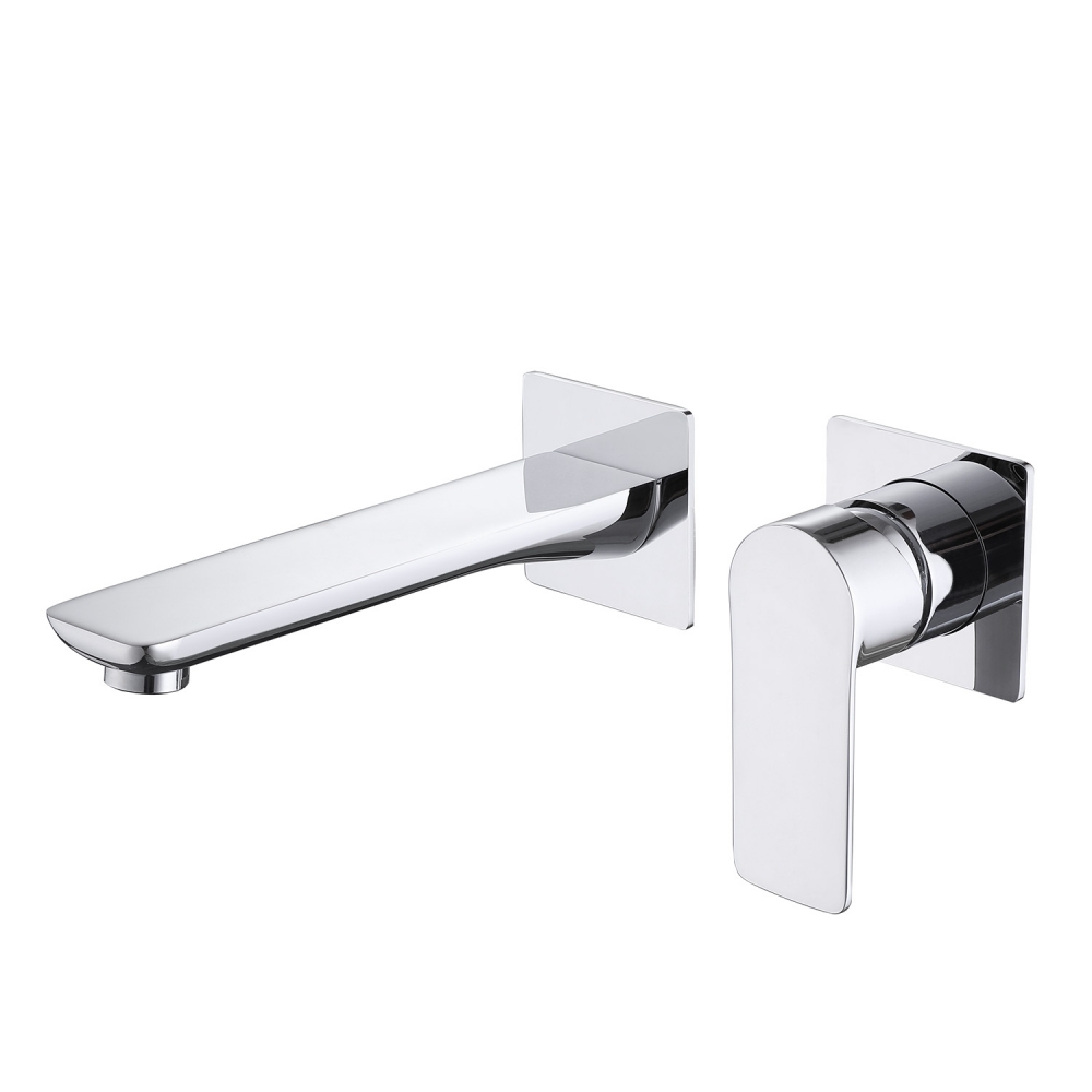 Смеситель ABBER Weiss Insel AF8082 для раковины скрытого монтажа, хром в строительном магазине