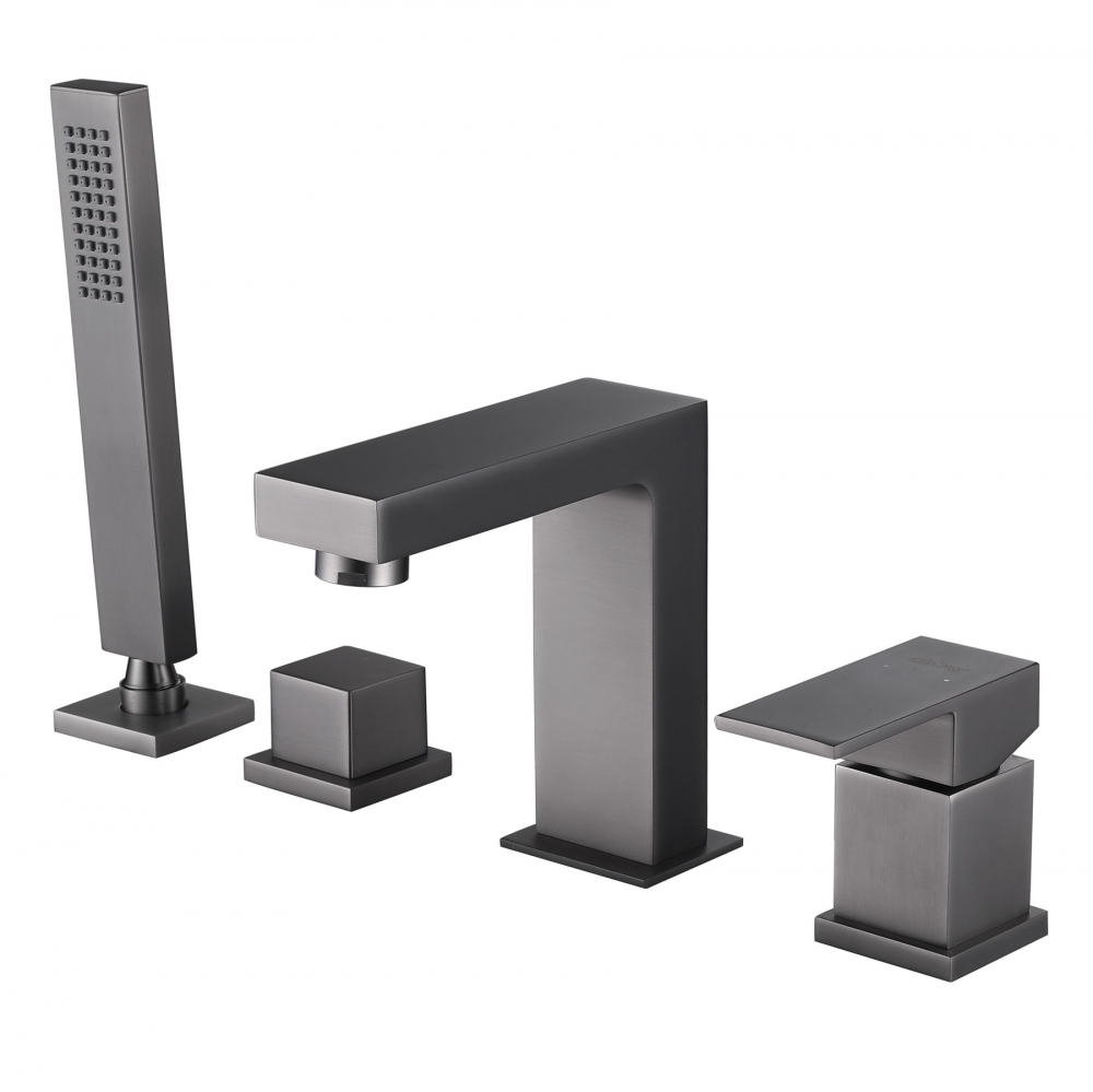 Смеситель ABBER Daheim AF8213NG на борт ванны, никель в строительном магазине