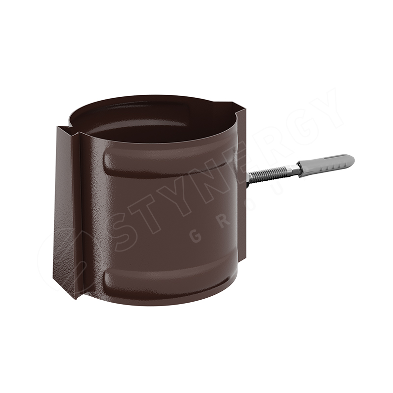 Кронштейн трубы на кирпич Stynergy ПРЕМИУМ PU 125/90 RAL 8017