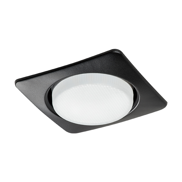212127 Светильник TENSIO Q GX53 H4 220V SQUARE BLACK в строительном магазине