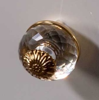 Ручка Armadi Art FLORA 820-G хрустальная золото в строительном магазине