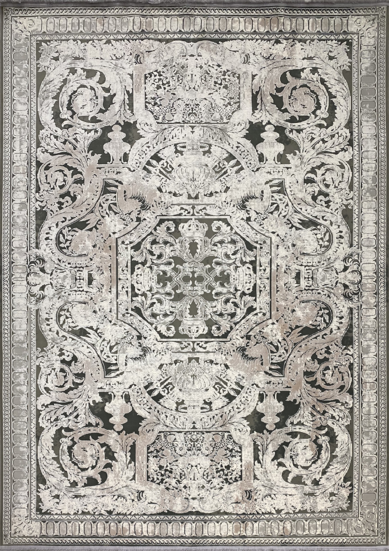 Ковер MONACO PREMIUM 1017 SMOKY GRAY WHITE CREAM в строительном магазине