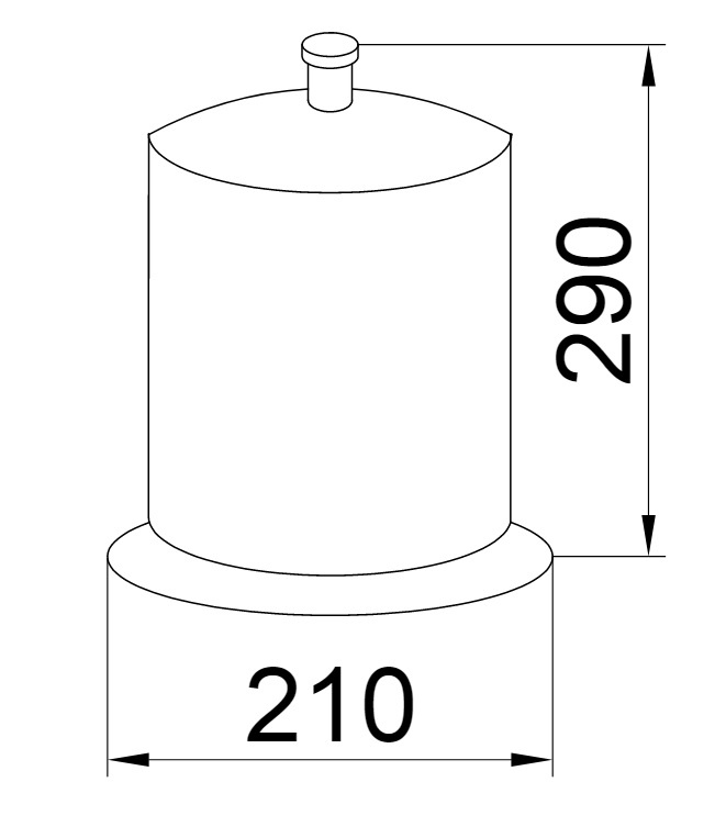 Корзина для мусора Boheme Puro 10718 хрусталь в строительном магазине