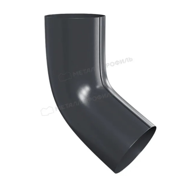 Колено сливное Металл Профиль Foramina PUR D100 Ral 7024