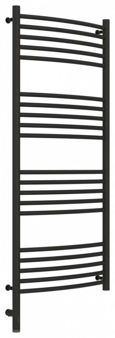 Полотенцесушитель электрический Сунержа Богема 3.0 выгнутая 1200х500 МЭМ левый (Тёмный титан муар) в строительном магазине