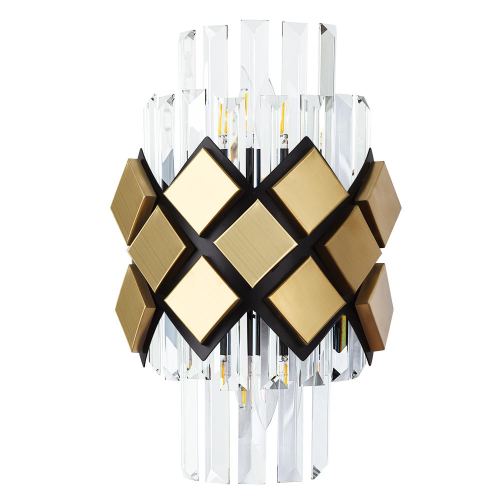 Настенный светильник Arte Lamp AMELIA A1039AP-2BK в строительном магазине