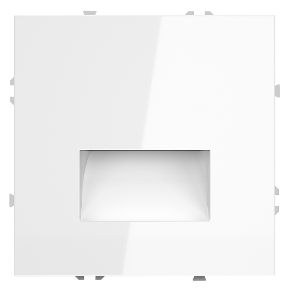 Подсветка светодиодная встраиваемая VOLTUM S70, (белый глянцевый) в строительном магазине