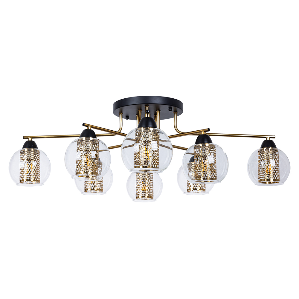 Потолочная люстра Arte Lamp MANCHESTER A7045PL-8BK в строительном магазине