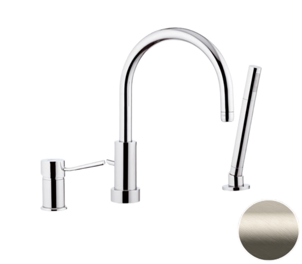 Смеситель для ванны Remer Minimal N072XV, сталь в строительном магазине