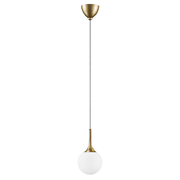 813012 Подвес GLOBO 1х40W E14 gold/white в строительном магазине