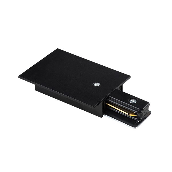 501117 Питание боковое д/встраиваемых треков однофазное BARRA ЧЕРНЫЙ в строительном магазине