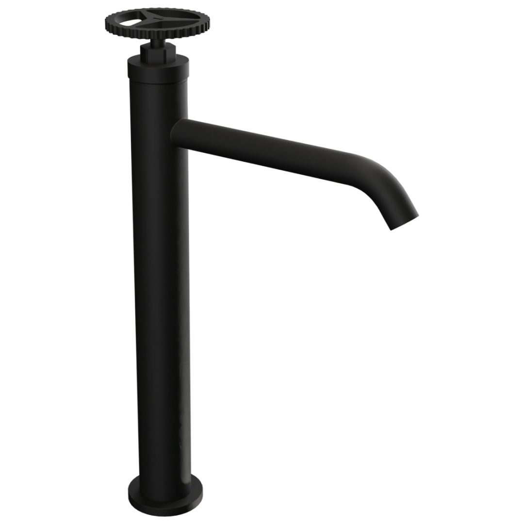 Смеситель для раковины Remer Chrono CH11LXLNO, черный матовый в строительном магазине