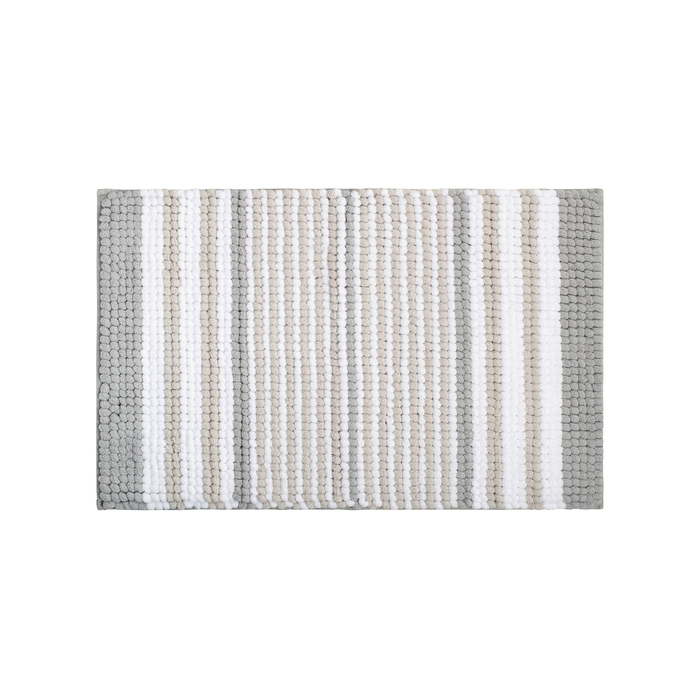 Коврик для ванной комнаты, 50x80, шенилл, серый, IDDIS (BC06P58i12) в строительном магазине