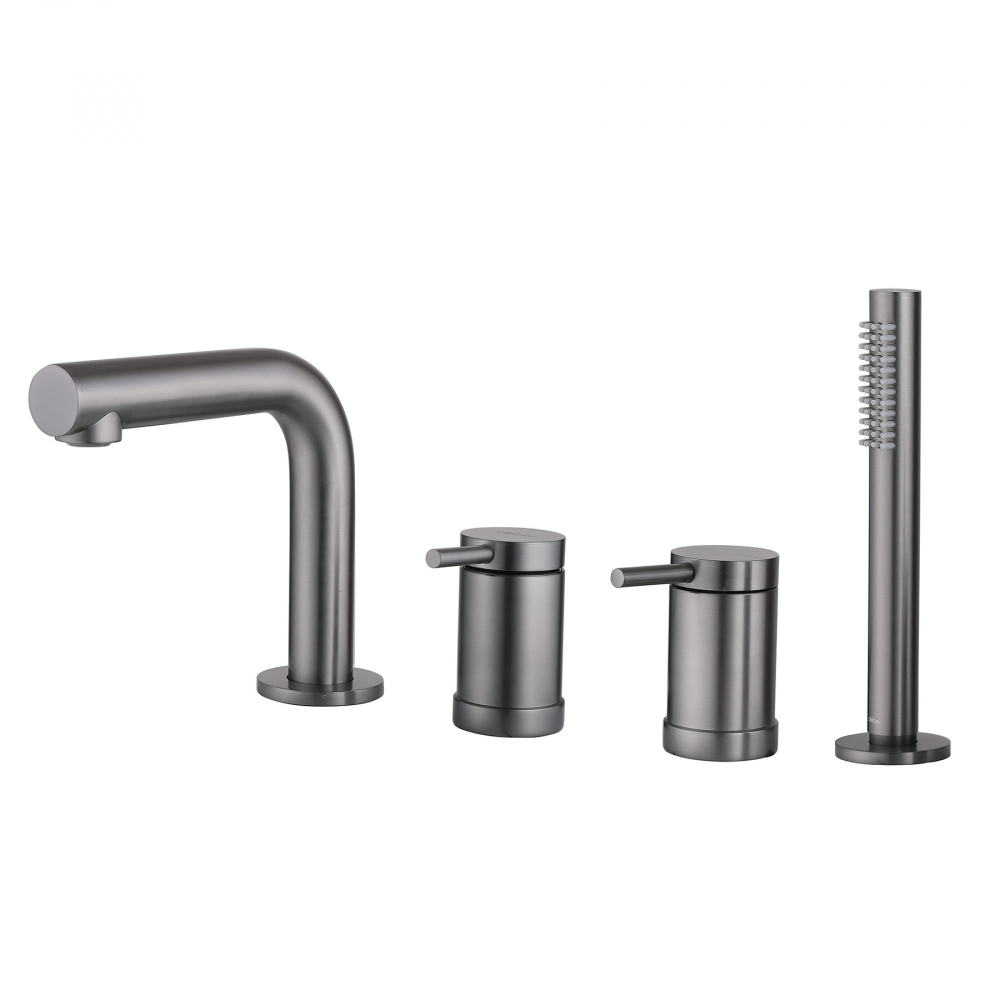 Смеситель ABBER Emotion AF8813NG на борт ванны, никель в строительном магазине