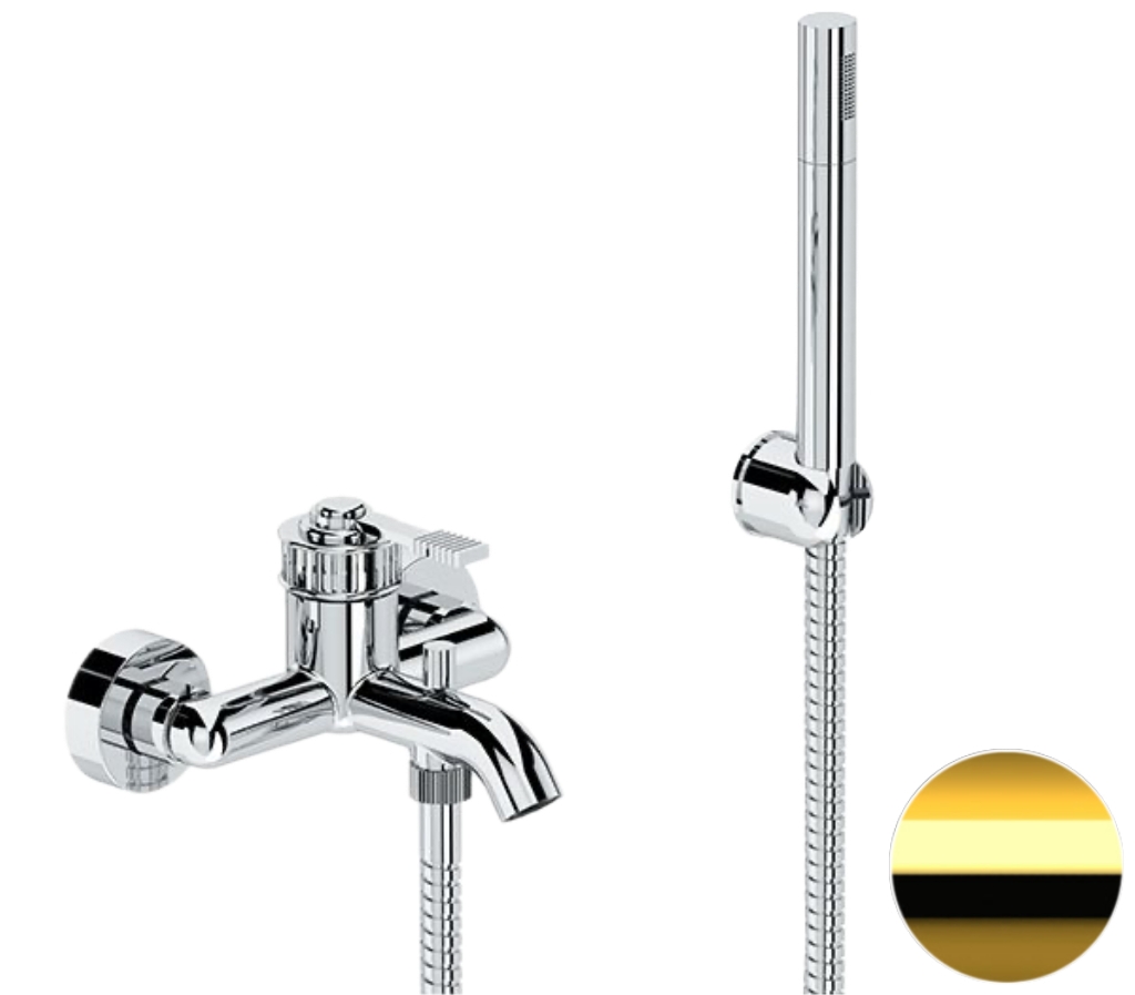 Смеситель для ванны Remer Atelier AL02DO, золото глянцевое в строительном магазине