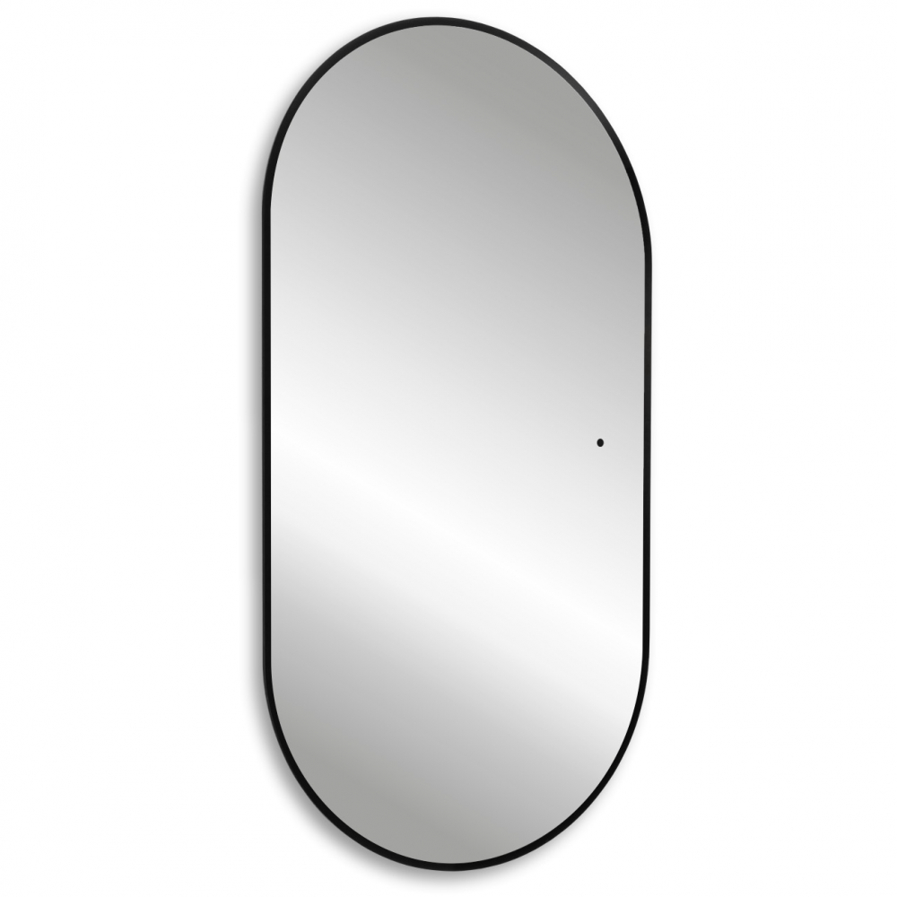 Зеркало ABBER Kontur AG6302SCB с подсветкой, бесконтактный выключатель, диммер, черный в строительном магазине