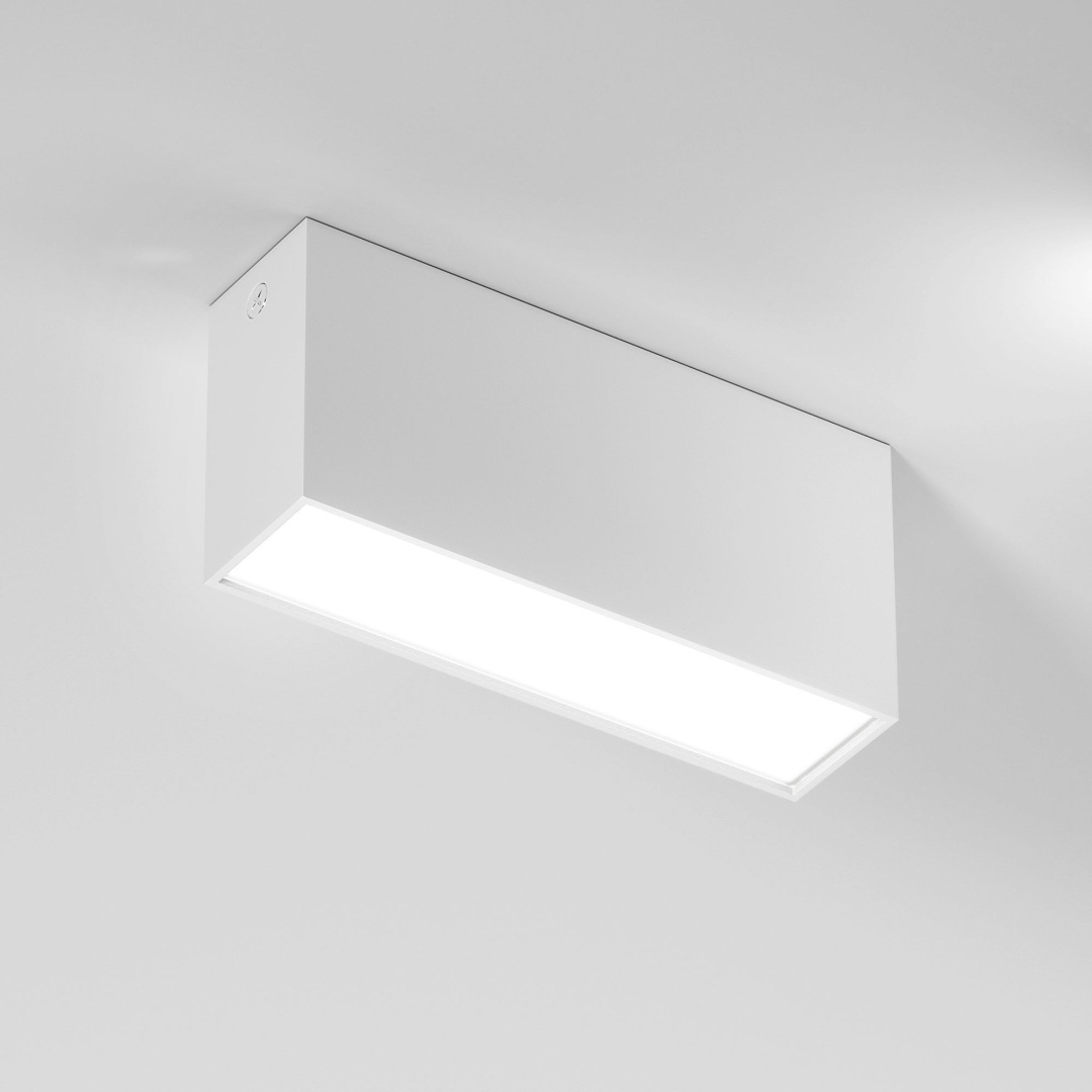 Светильник потолочный светодиодный 10W 4000K белый Block 25109/LED в строительном магазине