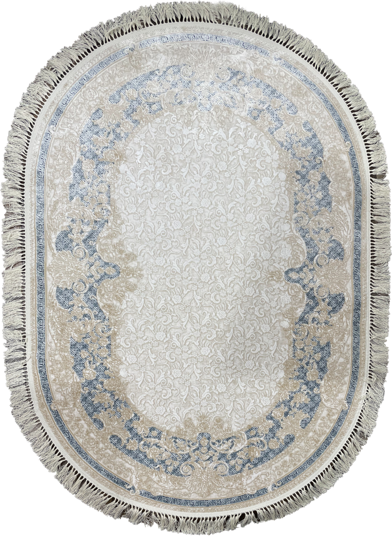 Ковер Allures S1024A CREAM/BLUE в строительном магазине