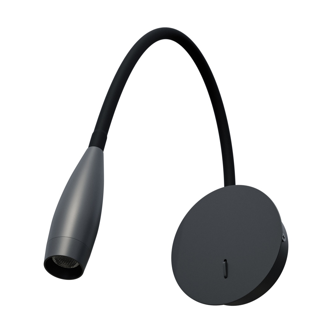 200337 Бра OMEGA LED 3W 160LM G ЧЕРНЫЙ 3000K в строительном магазине