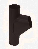 Тройник трубы Grand Line, 90 мм, RR32 темно-коричневый