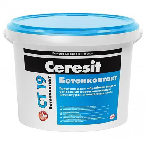 Грунт Ceresit (Церезит) СТ19 Бетонконтакт 5кг