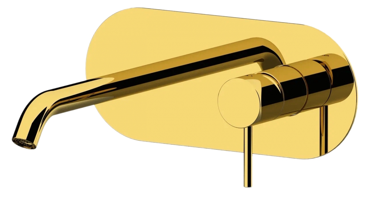 Смеситель для раковины Remer X Style X15DO, золото глянцевое в строительном магазине