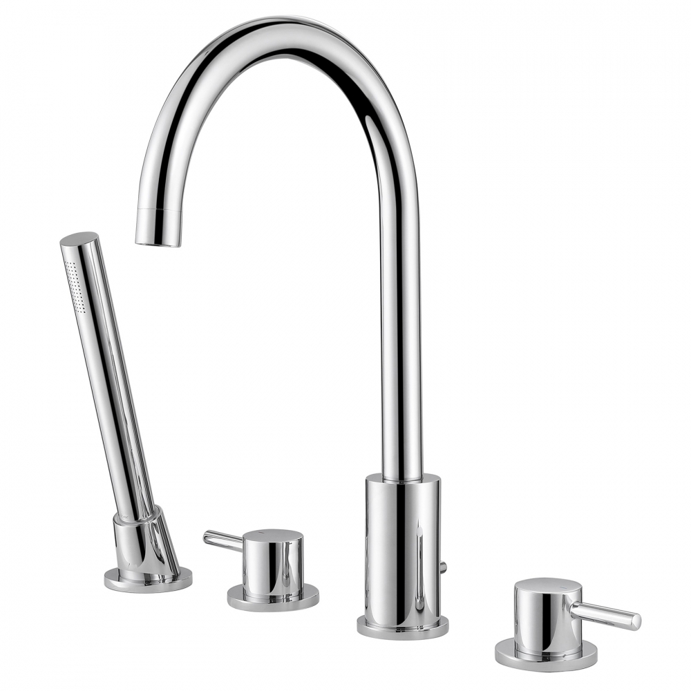 Смеситель ABBER Wasser Kreis AF8113 на борт ванны, хром в строительном магазине