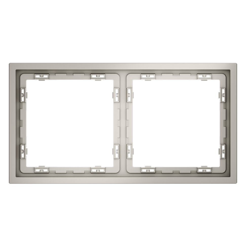 Рамка пластиковая VOLTUM S70 на 2 поста, (кашемир) в строительном магазине