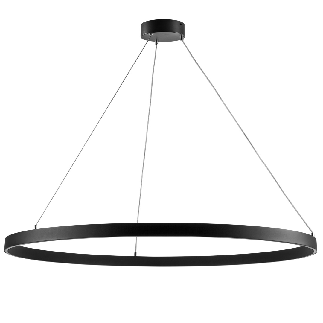 748057 Люстра SATURNO LED 75W 5800LM 70G ЧЕРНЫЙ 3000-6000K в строительном магазине