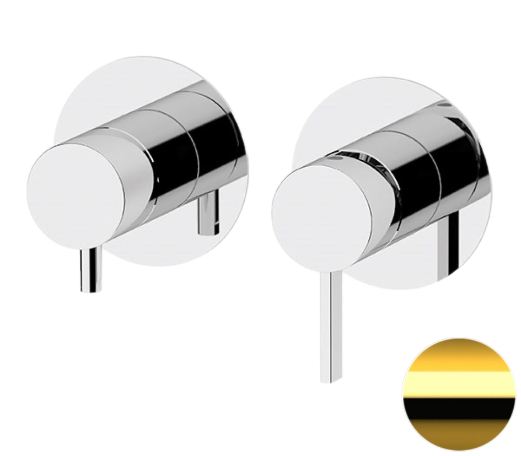 Смеситель для душа Remer Metrica MC92ZPDO, золото глянцевое в строительном магазине