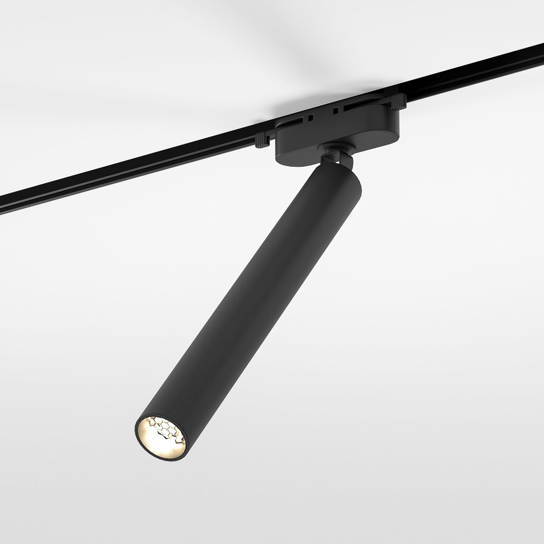 Трековый светодиодный светильник Pika чёрный 6W 4000K однофазный 85111/01 в строительном магазине