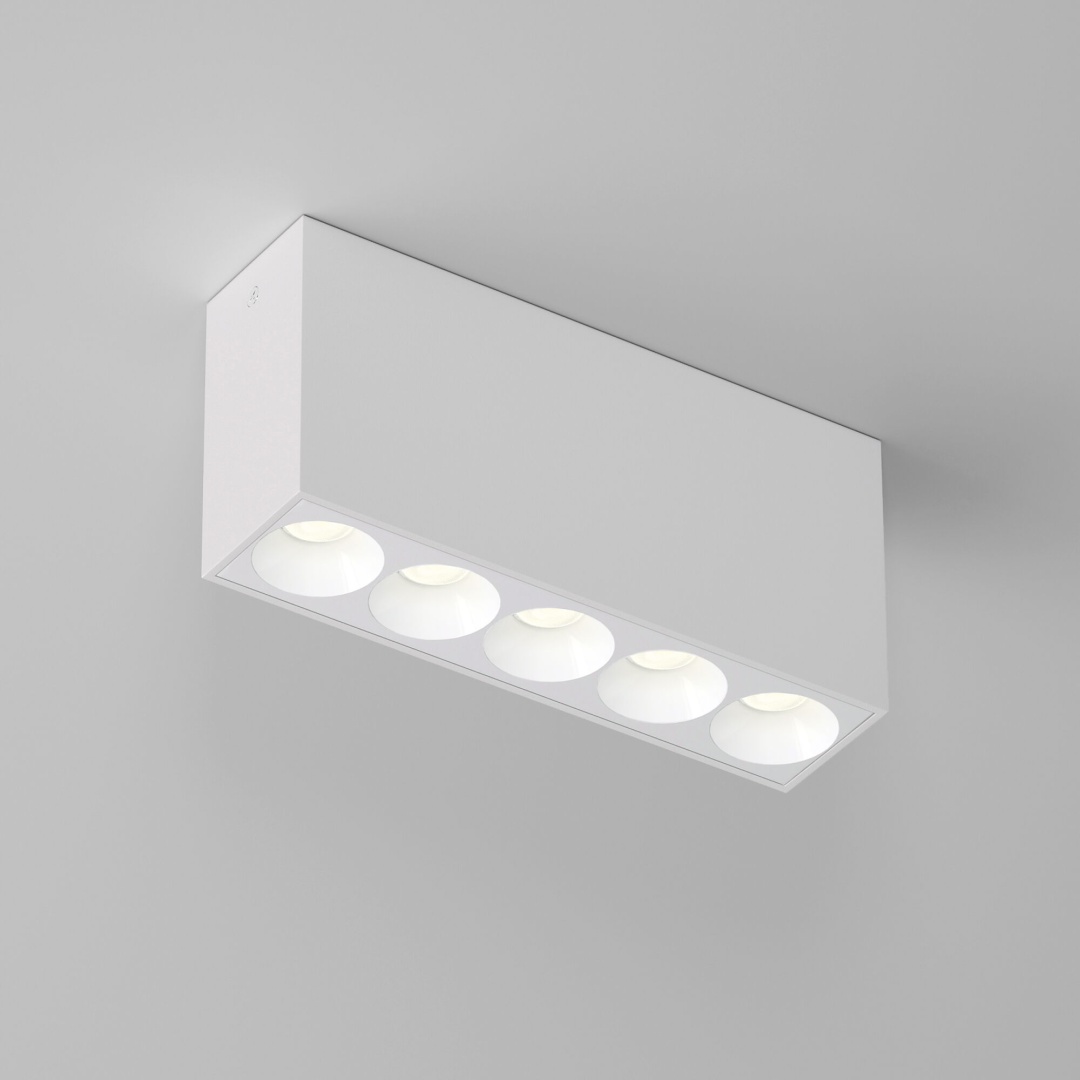 Светильник потолочный светодиодный 10W 3000K белый Block 25108/LED в строительном магазине
