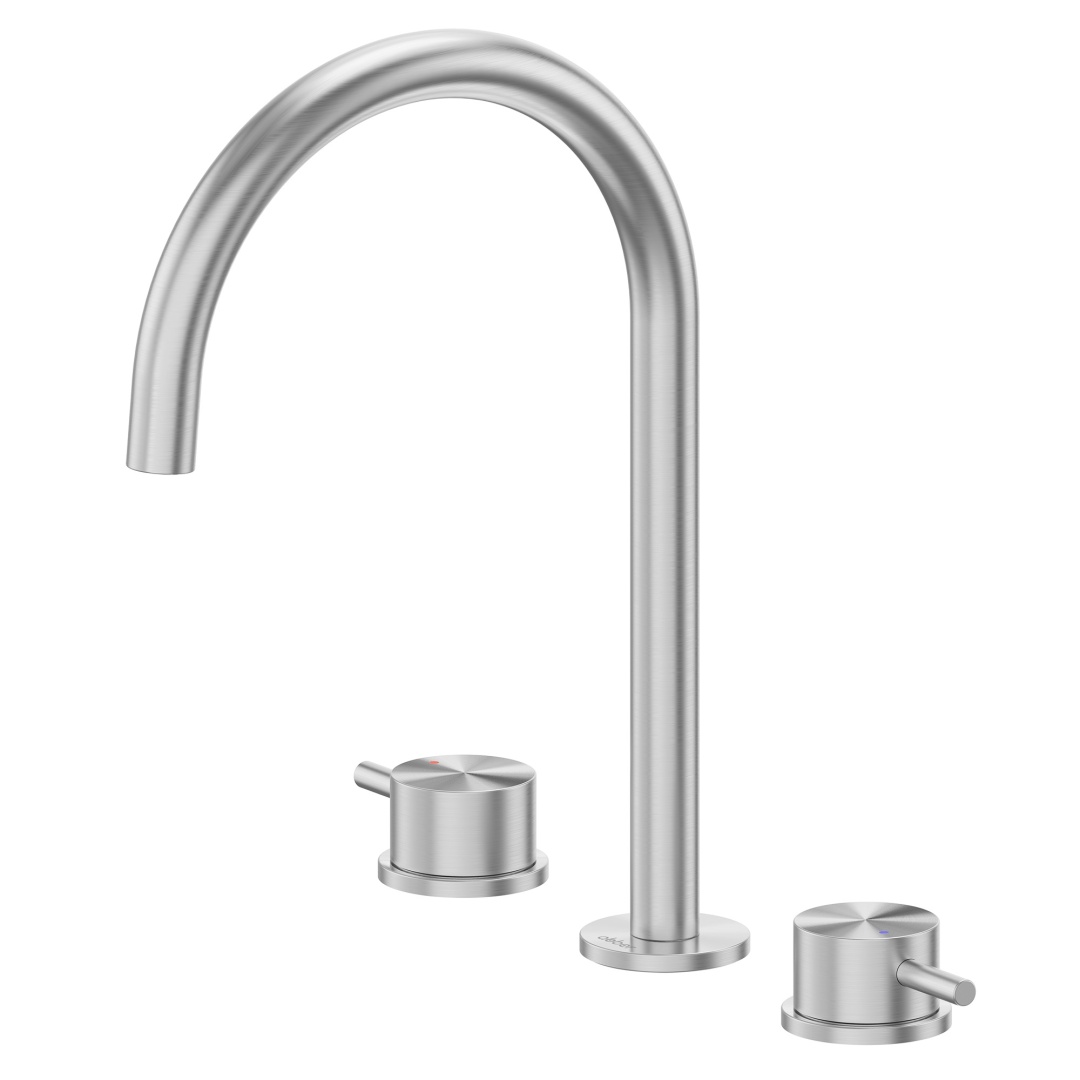 Смеситель ABBER Wasser Kreis 316 AF8108BST-M для раковины, сталь брашированная в строительном магазине