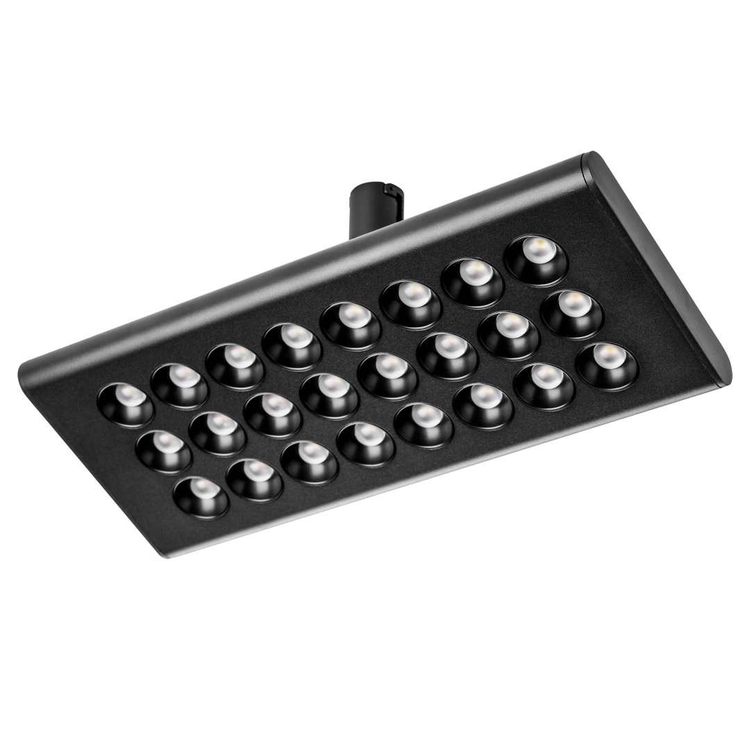 267637 Светильник 48V д/1-фазн трека DUE LED 24W 1500LM 90G ЧЕРНЫЙ 3000K IP20 в строительном магазине