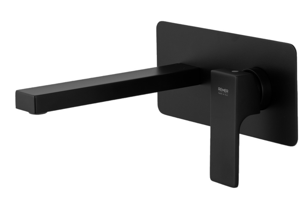 Смеситель для раковины Remer Absolute AU15NO, чёрный матовый в строительном магазине