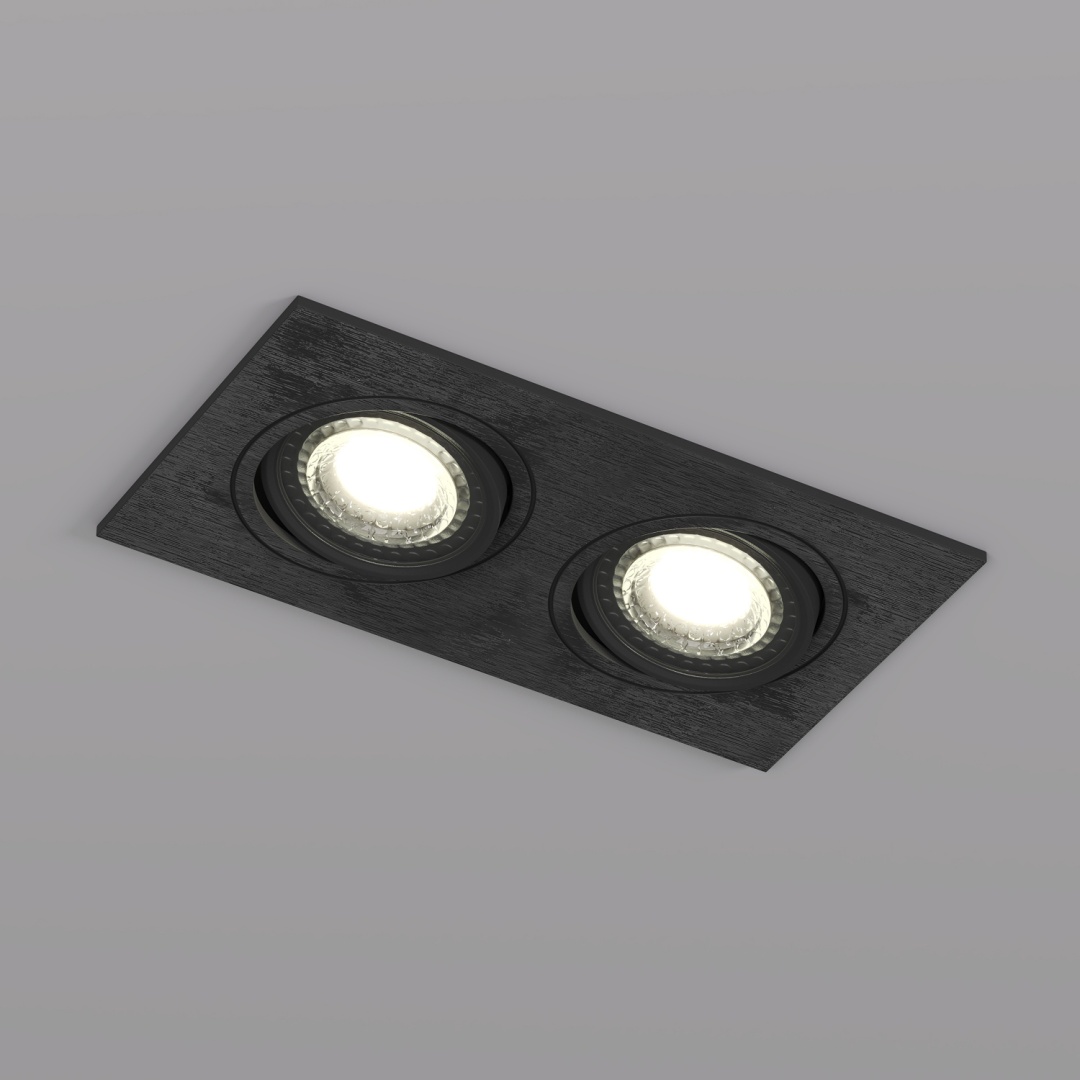 DK3022-BK Встраиваемый светильник, IP 20, 10 Вт, GU5.3, LED, черный, пластик в строительном магазине