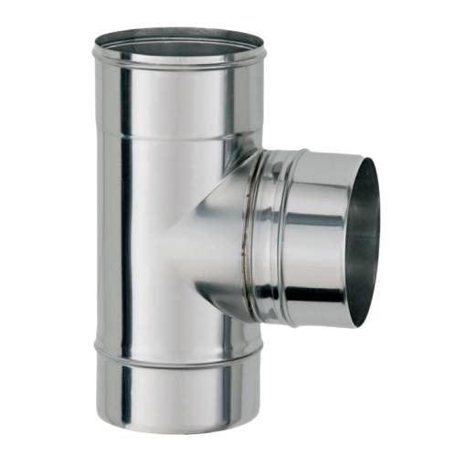 Тройник 90 ф135 из нержавеющей стали 430/0,8мм в строительном магазине