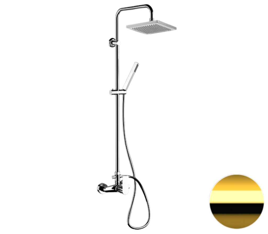 Душевая система Remer Energy EY37X7SS9SSDO, золото глянцевое в строительном магазине