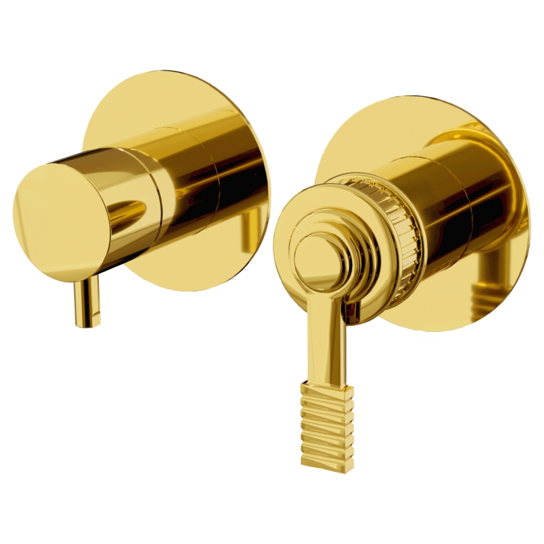 Смеситель для душа Remer Atelier AL92ZPDO, золото глянцевое в строительном магазине