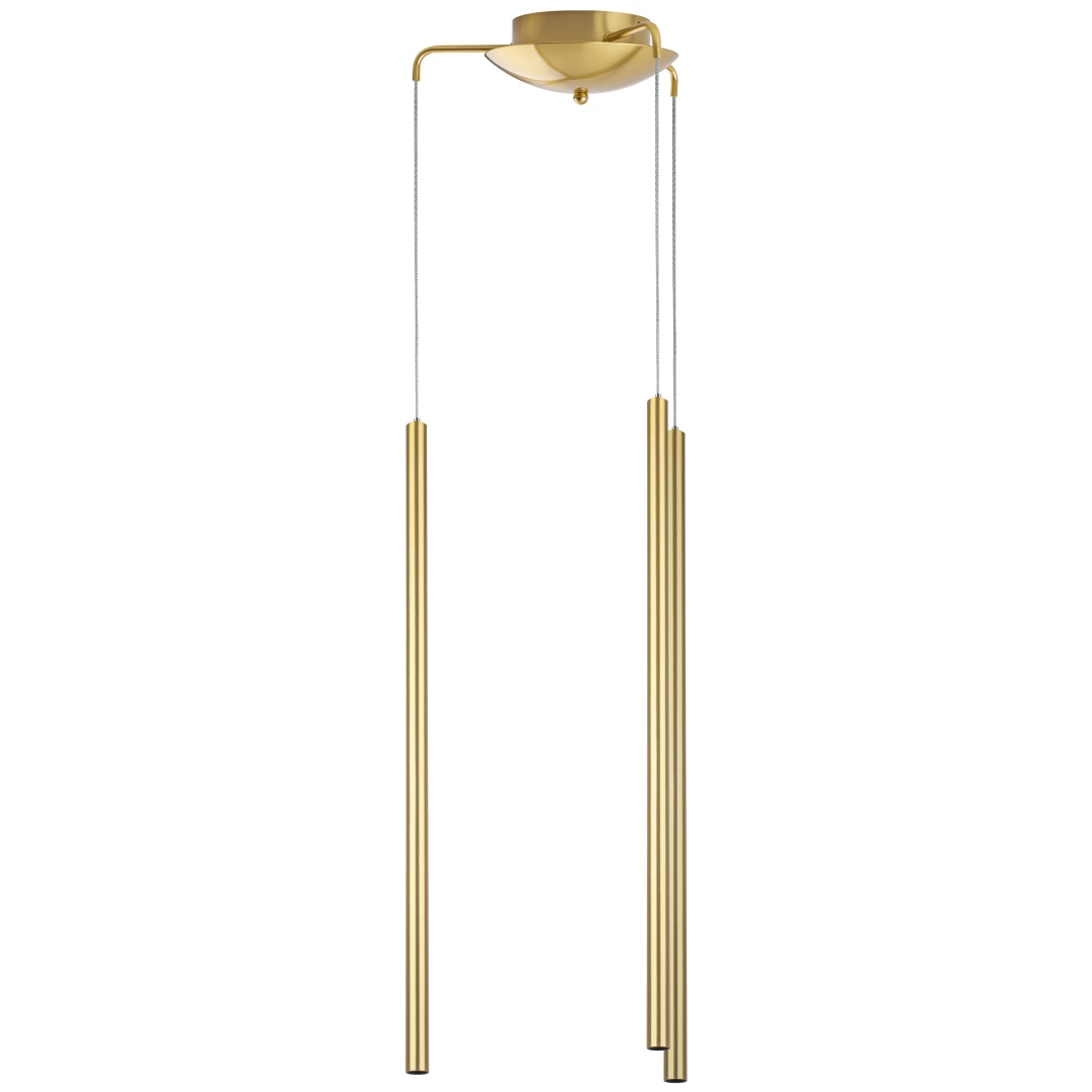 L5T747343 Люстра TUBO LED 25W 1600LM 25G ЗОЛОТО 4000K (574723+747343 (5шт) в строительном магазине