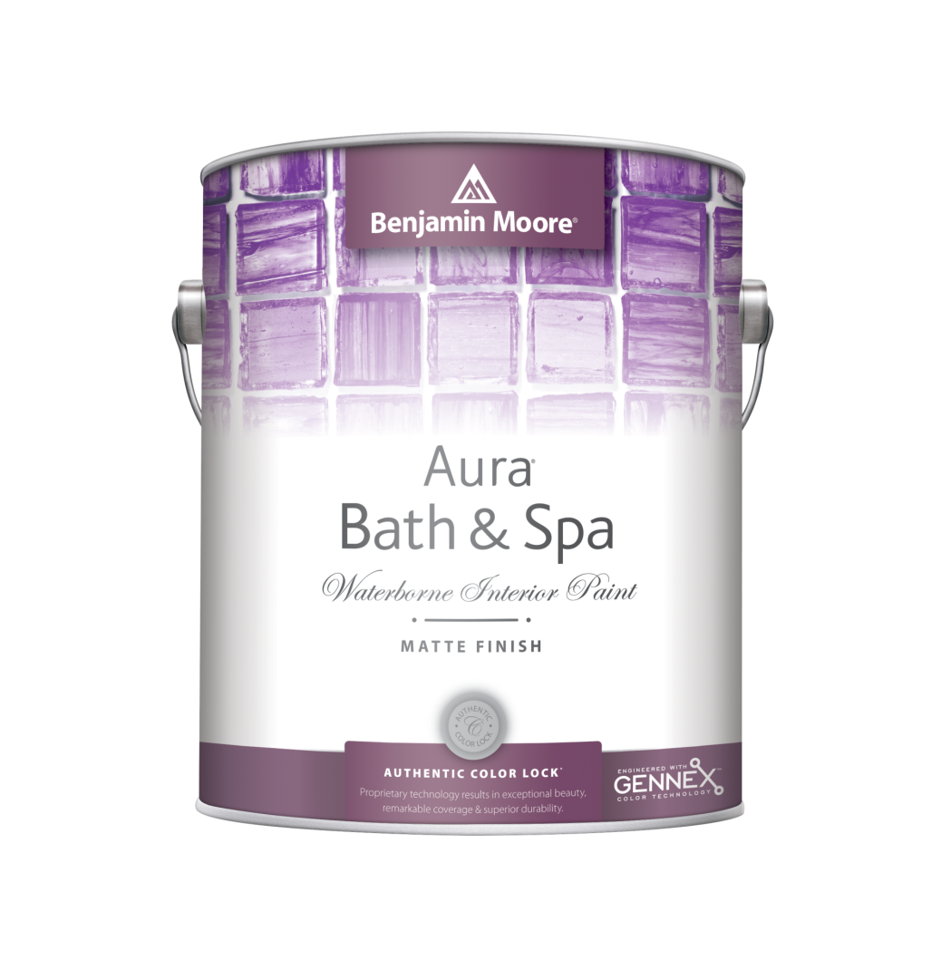 Краска для ванных комнат Benjamin Moore Aura Bath and Spa Matte Finish 532 (Бенжамин Моор) матовая 3,8л в строительном магазине