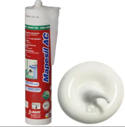 Герметик силиконовый Mapei Mapesil AC №100 белый 310 мл100 белый, 103 белая луна