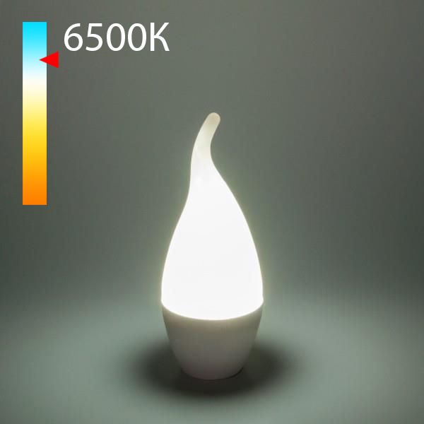 Светодиодная лампа "Свеча на ветру" CA37 8W 6500K E14 BLE1433 в строительном магазине