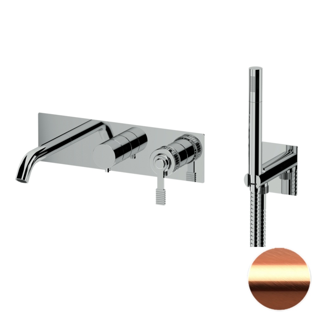 Смеситель для ванны Remer Atelier AL53D2RP, медь брашированная в строительном магазине